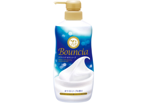  COW Жидкое мыло для тела c маслом ши Bouncia коллагеном и гиалуроновой кислотой, с нежным ароматом свежести, 480мл., фото 1 