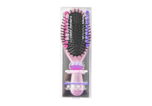  VeSS Mineralion Brush Щетка массажная для сухих, ослабленных волос с минералами горных пород, кругла, фото 1 
