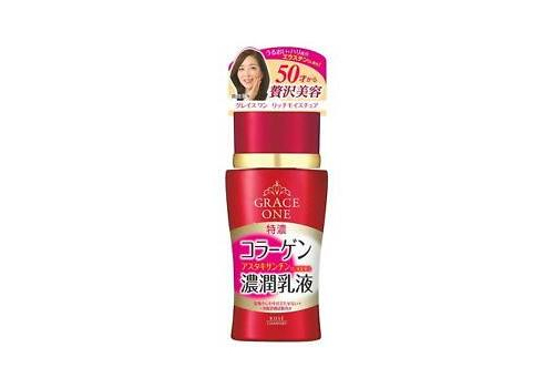  KOSE Grace One Deep Moisture Milk Увлажняющее и питательное молочко для ухода за зрелой кожей лица, с нежным ароматом прованской розы, 130мл., фото 1 