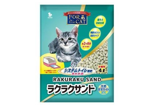  For Cat Наполнитель цеолитовый для системных туалетов Deo-Toilet Nyantomo крупные гранулы 4л (ДЕФЕКТ УПАКОВКИ), фото 1 