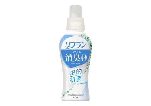  LION Кондиционер для белья Soflan Premium White Herb Aroma  с антибактериальным и дезодорирующим эффектом, с ароматом цветущего луга, 510мл. 1/16, фото 1 