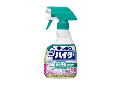  KAO Кухонный отбеливатель Kitchen Haiter Handy Spray пенка-спрей 400мл., фото 1 
