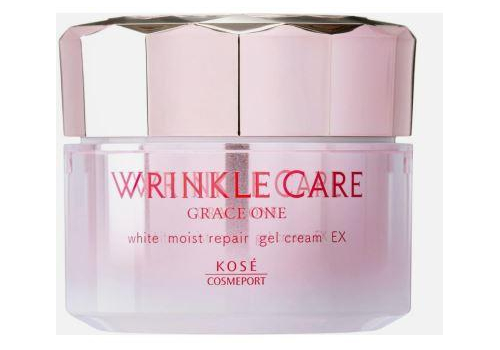  KOSE Grace One Wrinkle Care White Moist Repair Gel Cream Антивозрастной восстанавливающий крем гелевого типа (7в1), выравнивающий тон кожи,100г., фото 1 